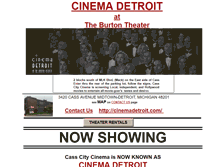 Tablet Screenshot of casscitycinema.com
